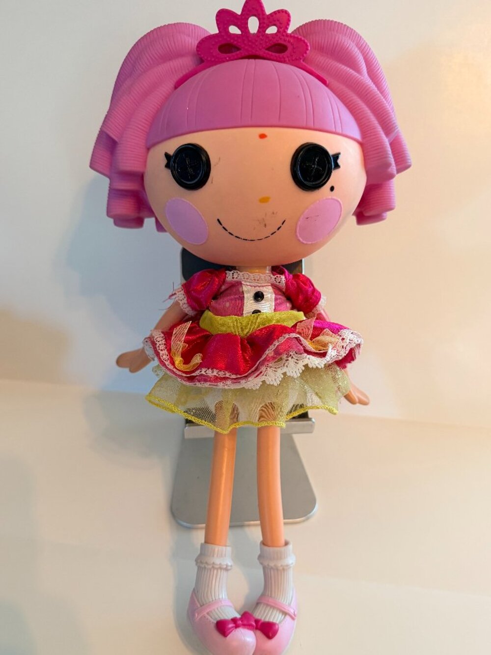 Lalaloopsy Jewel Sparkles Doll Pink Princess Dress 12"